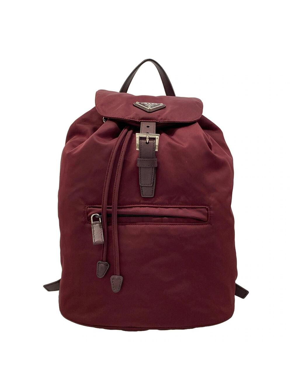Prada Bordeaux Nylon Backpack #373562P97B